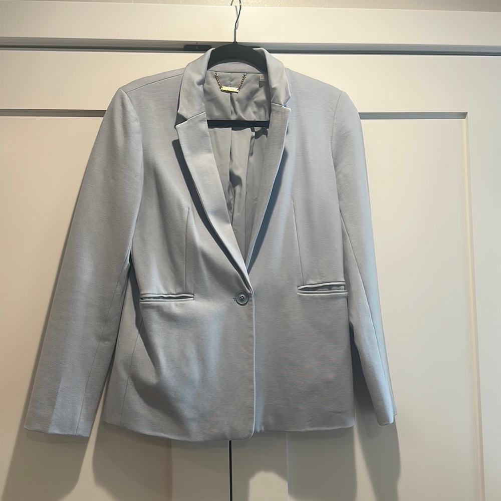 Tahari baby blue jacket